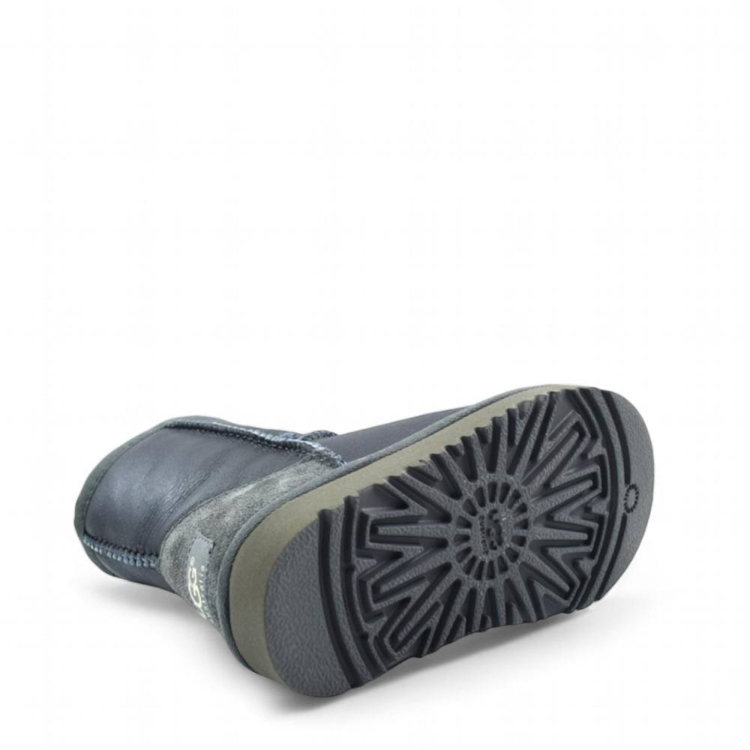 UGG Kids Classic Short Metallic Grey 