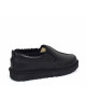 UGG Stitch Slip On Leather Black