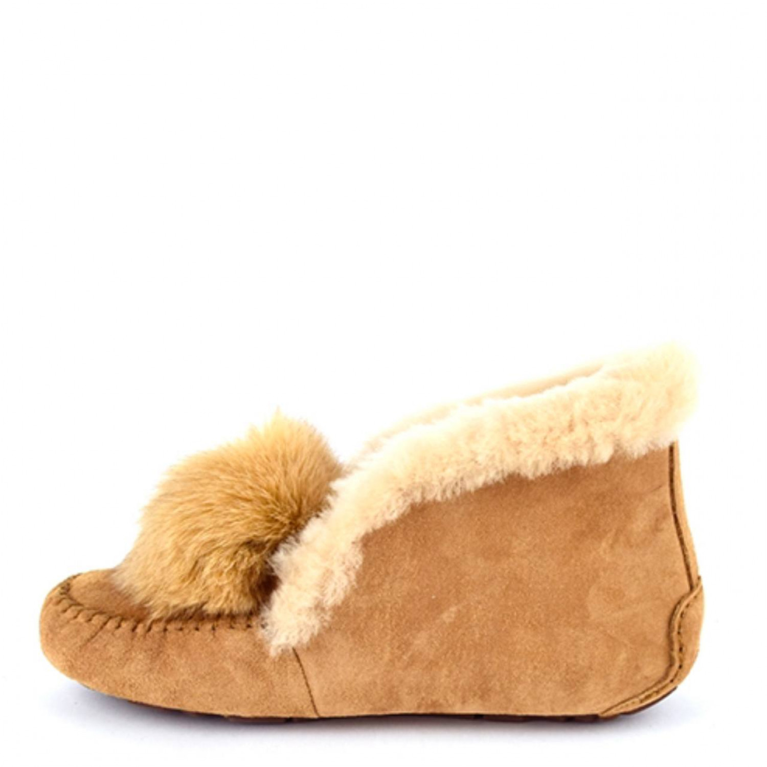 UGG Alena Pom Pom Chestnut