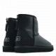 UGG Classic Mini Zip Metallic Black
