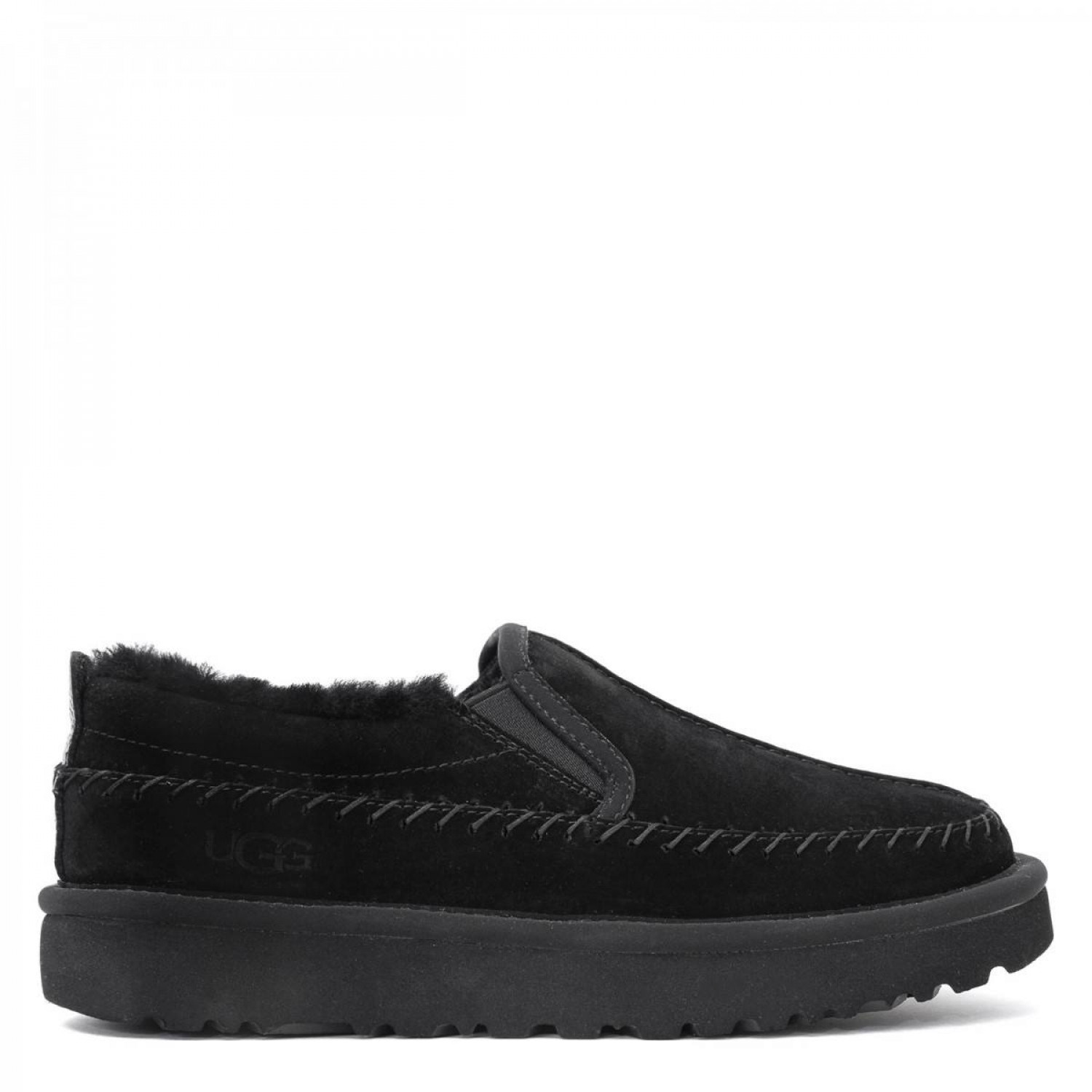 UGG Stitch Slip On Black