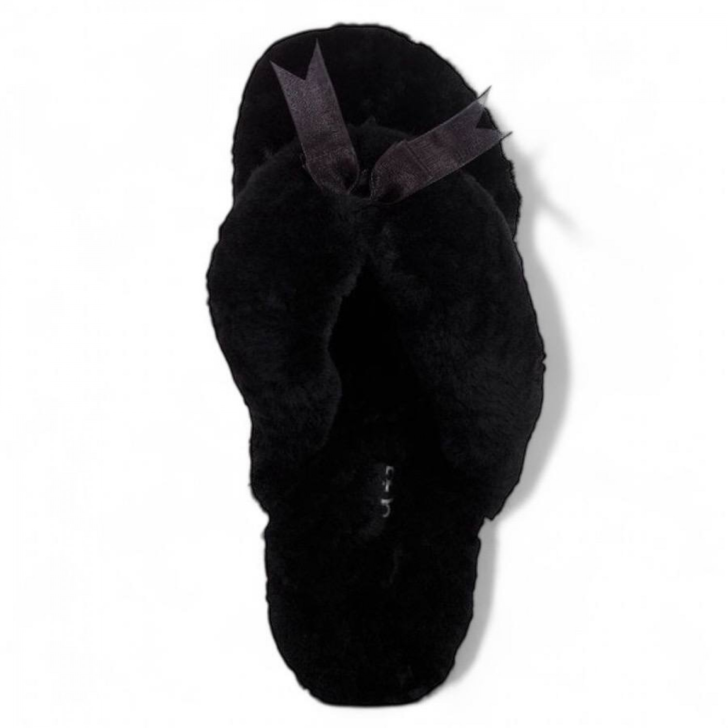 UGG Fluff Flip Flop Black