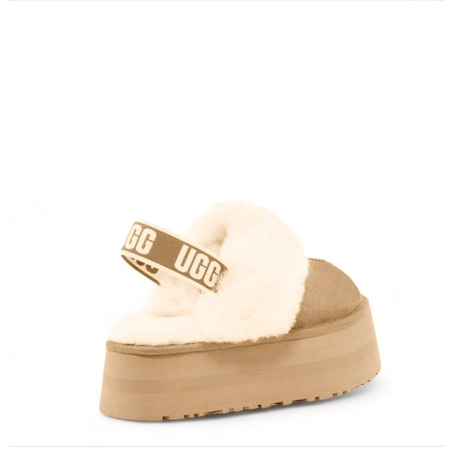 UGG Funkette Suede Platform Sand