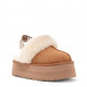 UGG Funkette Suede Platform Chestnut