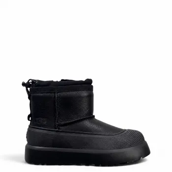 UGG  Детские Mini ZIP Hybrid - Leather Black